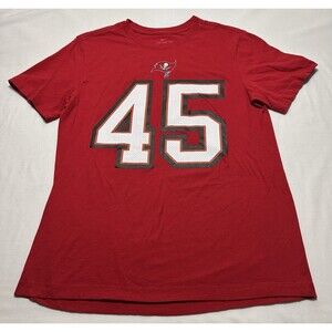 Tampa Bay Buccaneers Nike NFL Devin White #45 Men’s Medium Red Shirt *READ